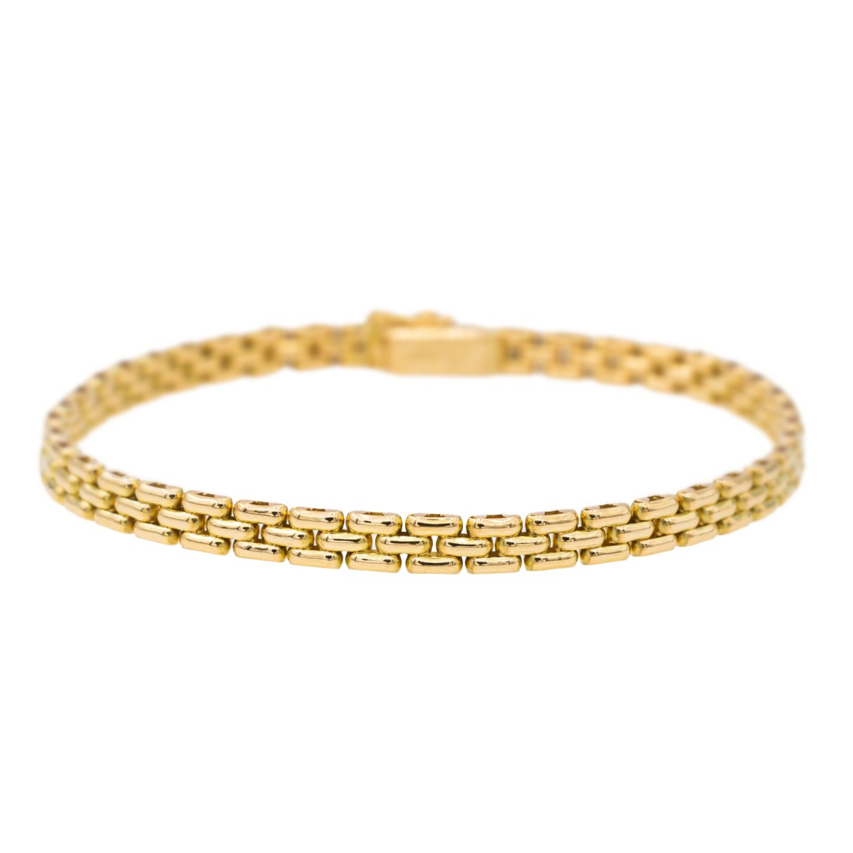 Bracelet Maille panthère CARTIER en or jaune - Castafiore