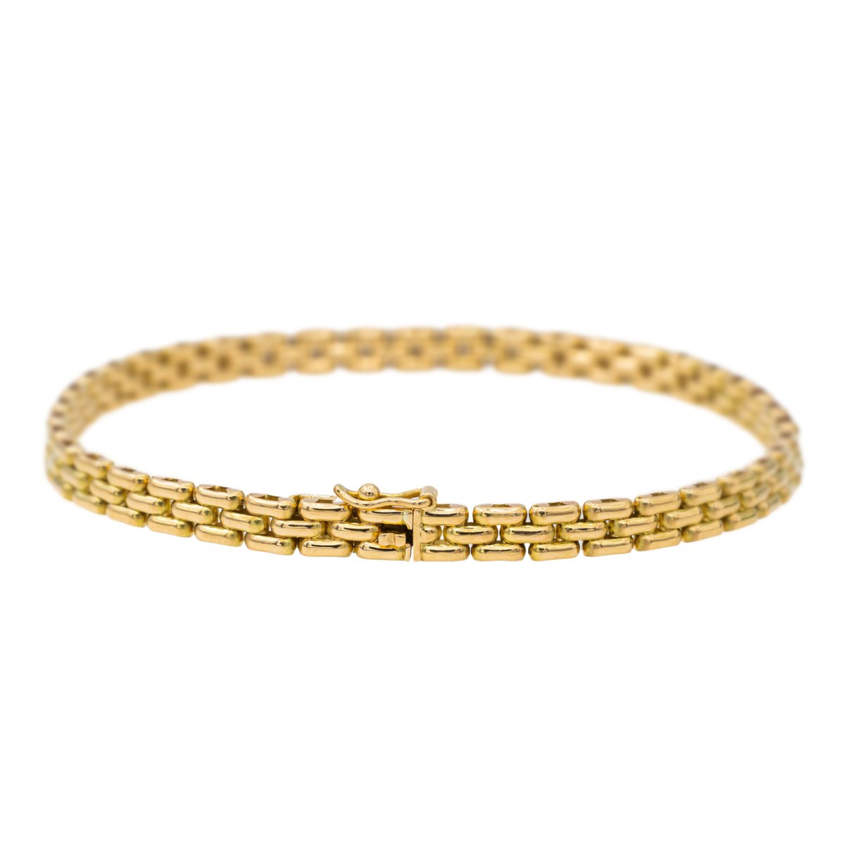 Bracelet Maille panthère CARTIER en or jaune - Castafiore