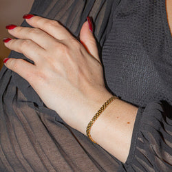 Bracelet Maille panthère CARTIER en or jaune - Castafiore