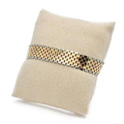 Bracelet maille plate en or jaune, or rose et or gris - Castafiore