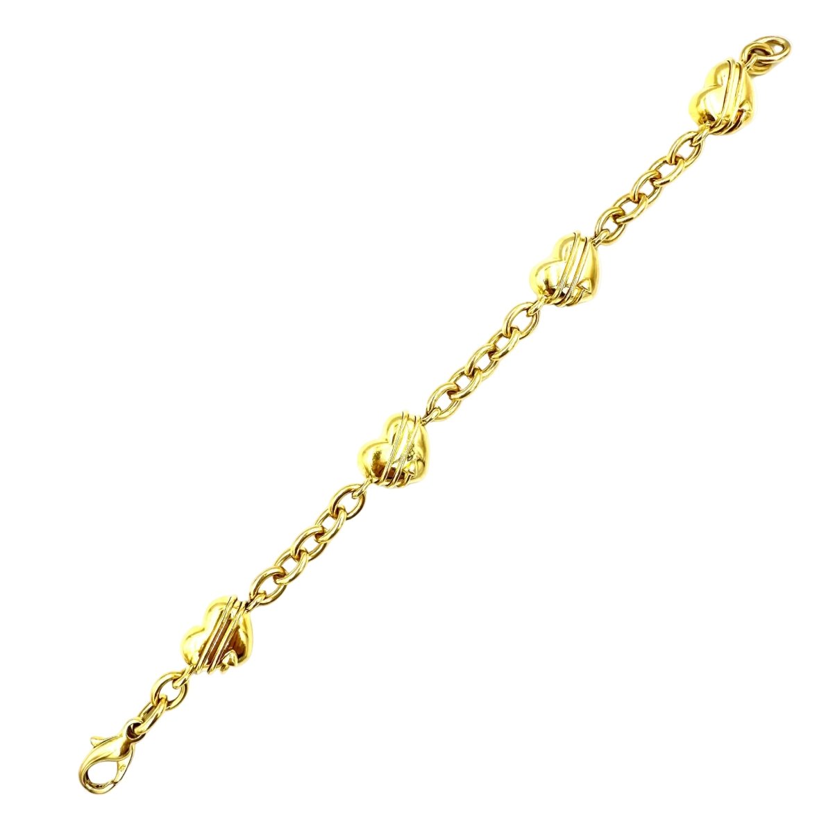 Bracelet Maille TIFFANY & CO. "Cupid Arrow" en or jaune - Castafiore