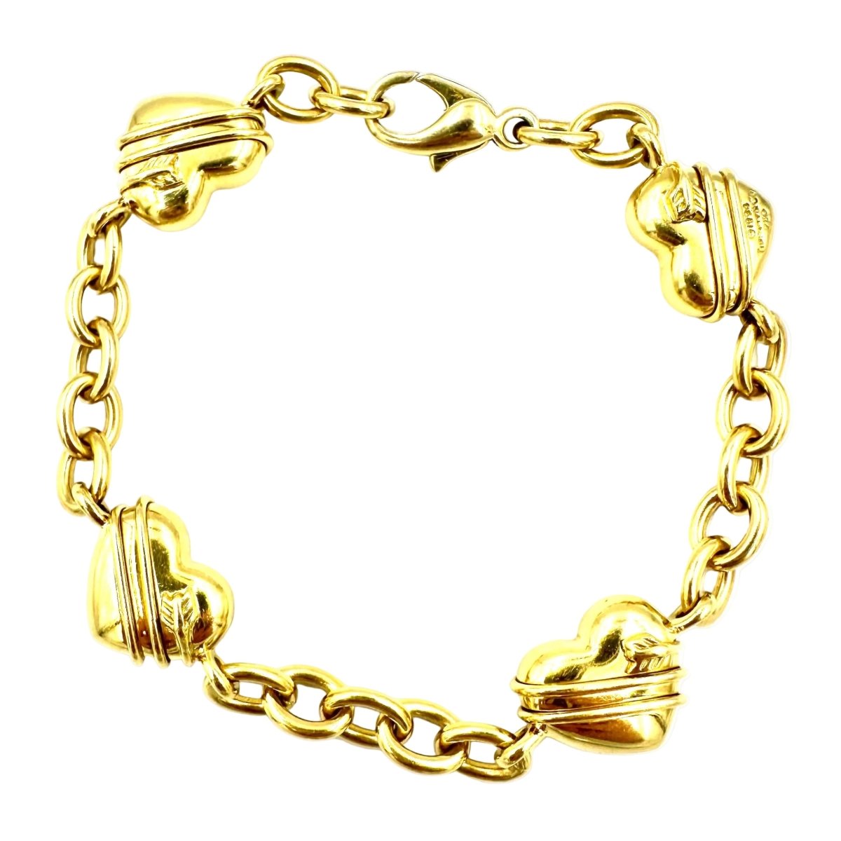 Bracelet Maille TIFFANY & CO. "Cupid Arrow" en or jaune - Castafiore