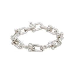 Bracelet Maille TIFFANY & CO. "Hardwear" en argent - Castafiore