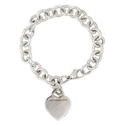 Bracelet Maille TIFFANY & CO "Please Return" en argent - Castafiore
