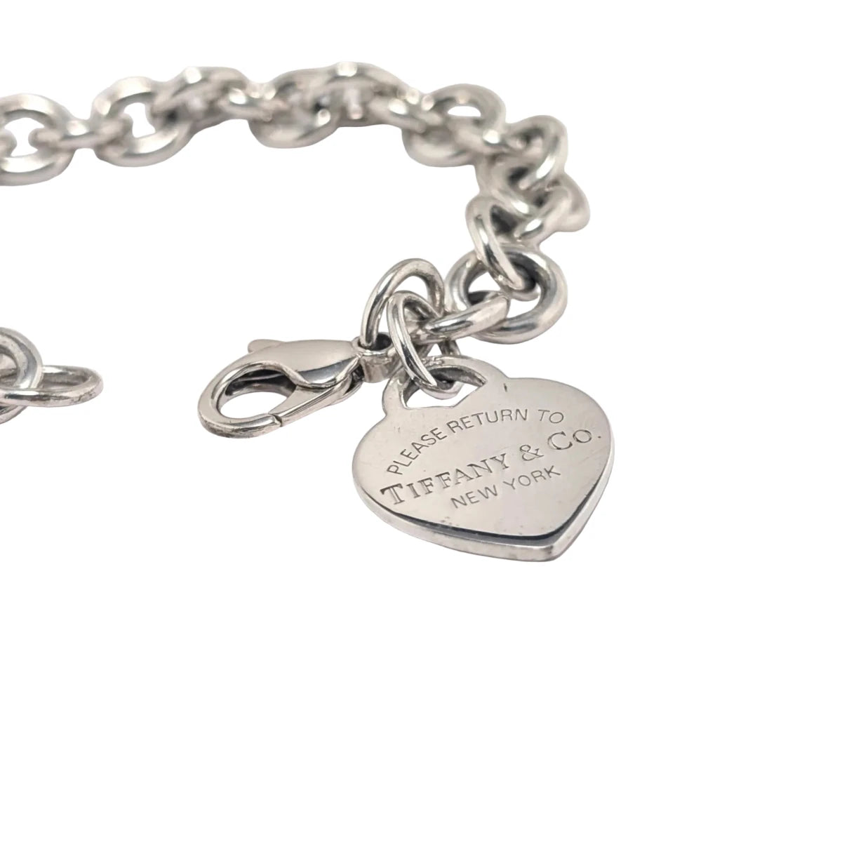 Bracelet Maille TIFFANY & CO. "Please Return to Tiffany & CO. New York" en argent - Castafiore