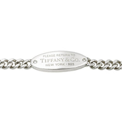 Bracelet Maille TIFFANY & CO "Please Return to Tiffany" en argent - Castafiore