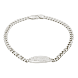 Bracelet Maille TIFFANY & CO "Please Return to Tiffany" en argent - Castafiore