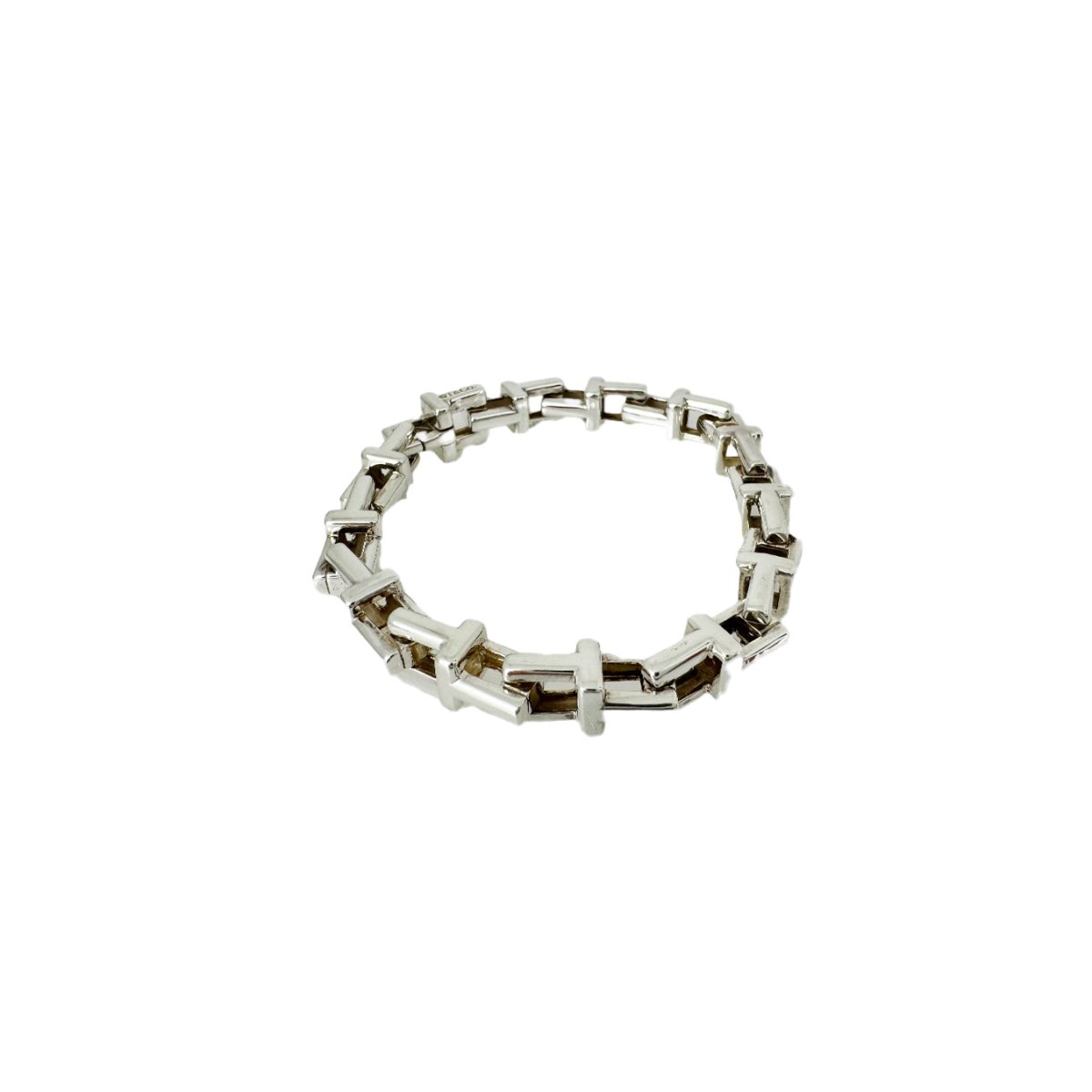 Bracelet Maille TIFFANY & CO. "Tiffany T" en argent - Castafiore