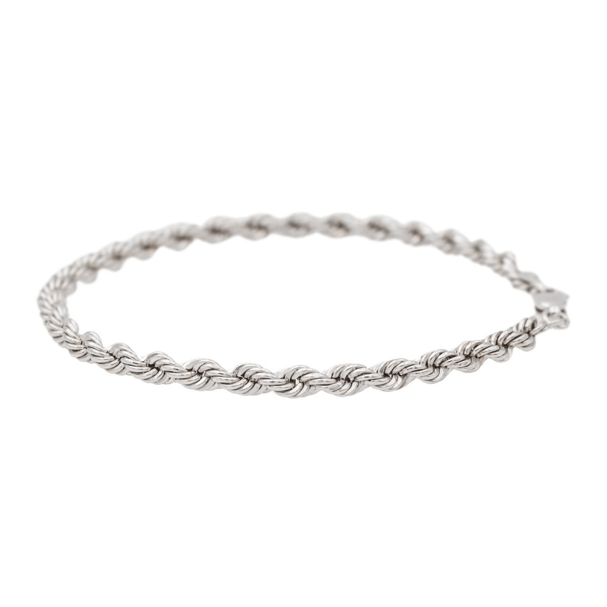 Bracelet Maille torsadée Or blanc - Castafiore