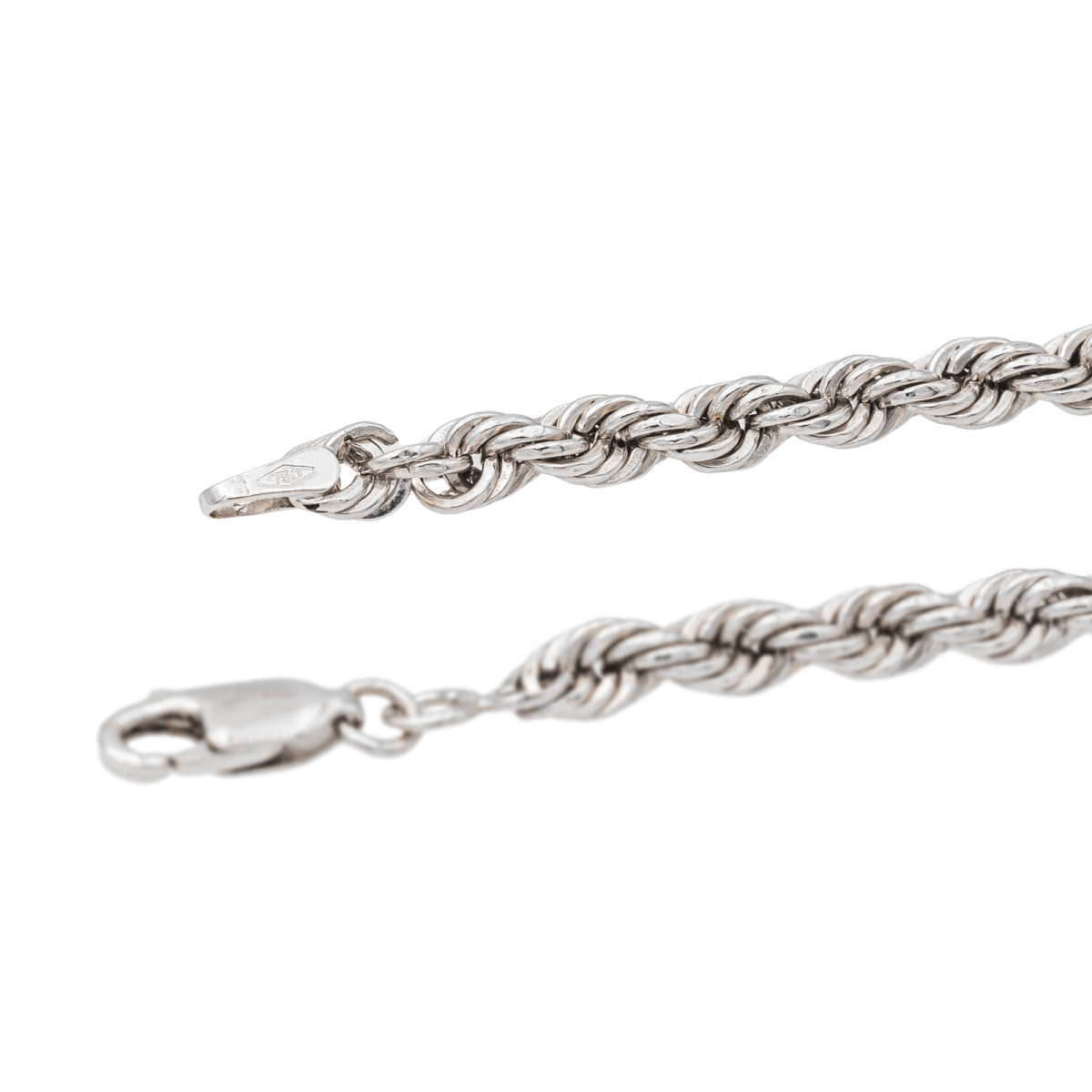 Bracelet Maille torsadée Or blanc - Castafiore