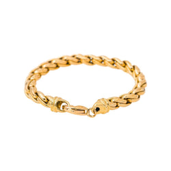 Bracelet Maille tressée Or jaune - Castafiore