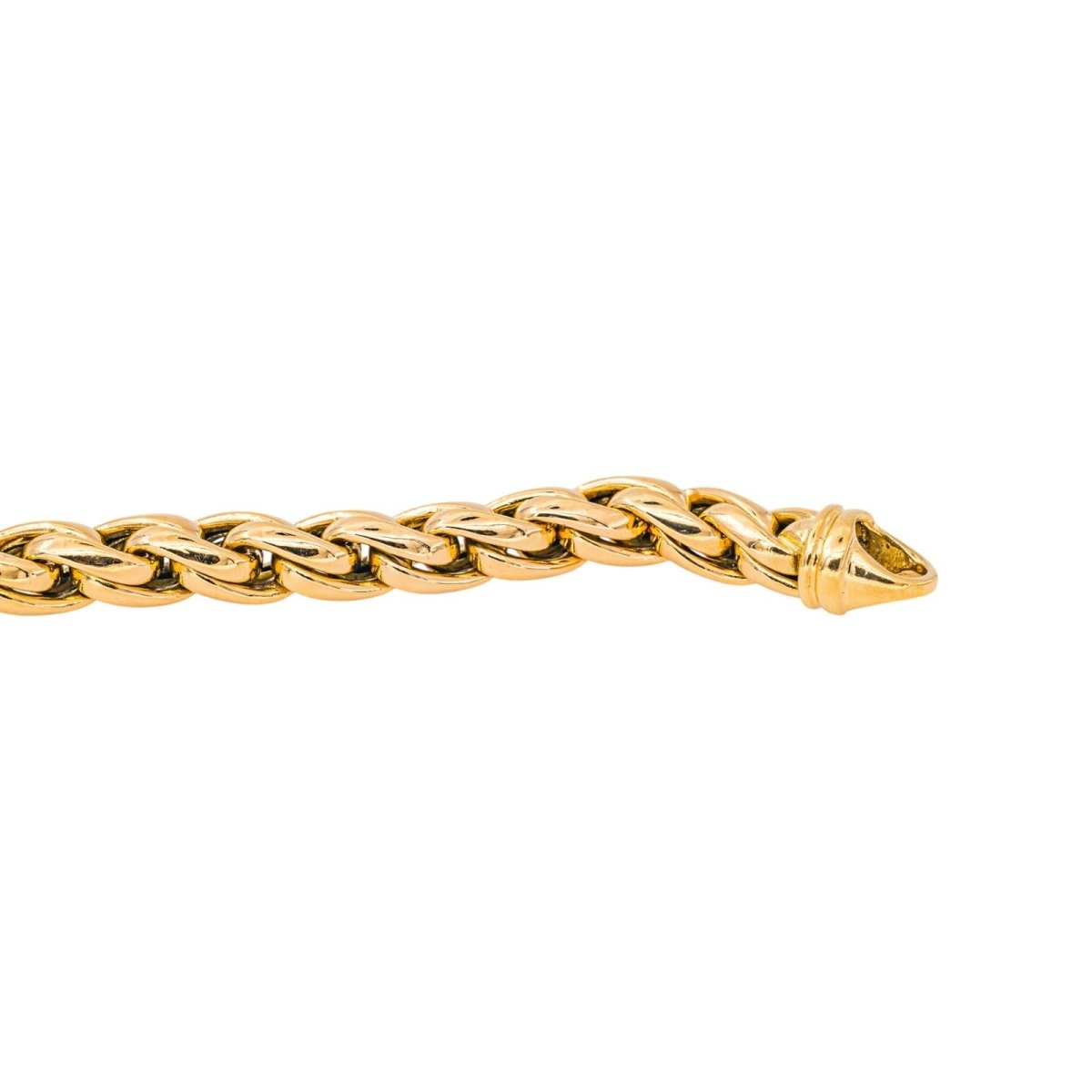 Bracelet Maille tressée Or jaune - Castafiore