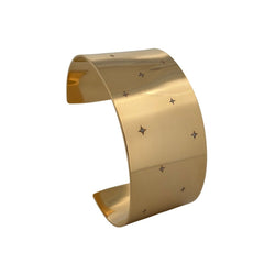 Bracelet Manchette ARTHUS BERTRAND "Lune de Miel" GM en or jaune et diamants - Castafiore