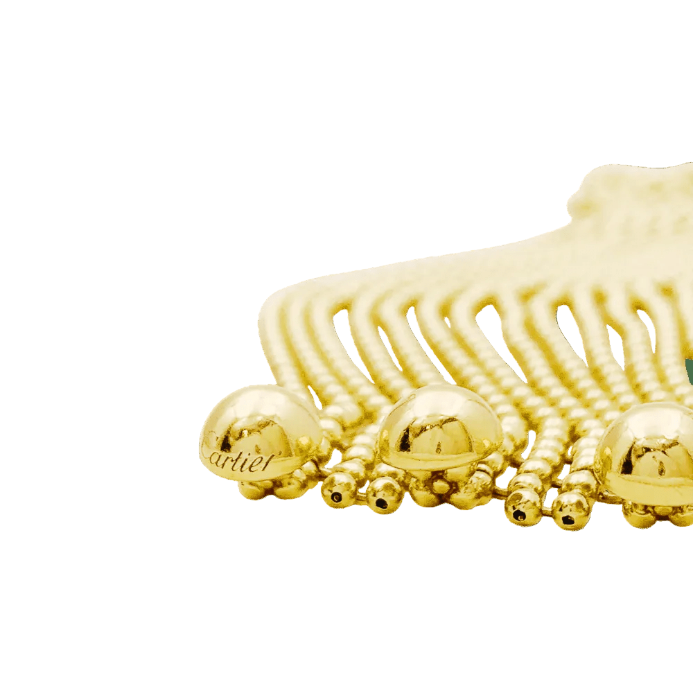 Bracelet Manchette CARTIER "Draperie" en or jaune - Castafiore