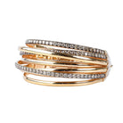 Bracelet Manchette DE GRISOGONO "Allegra" en or rose et diamants - Castafiore