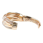 Bracelet Manchette DE GRISOGONO "Allegra" en or rose et diamants - Castafiore
