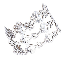 Bracelet manchette en argent - Castafiore