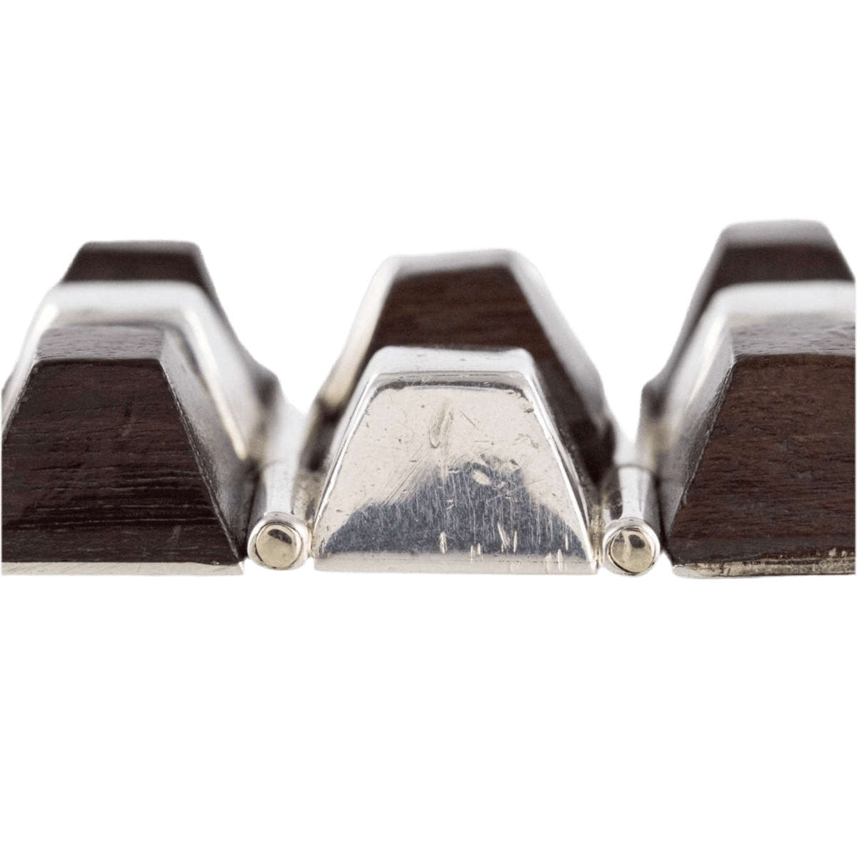 Bracelet Manchette en argent et bois - Castafiore