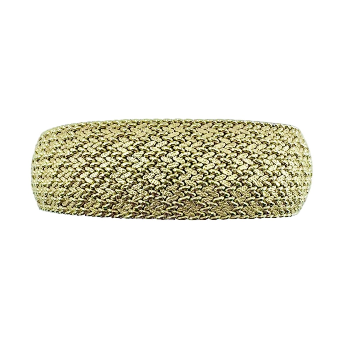 Bracelet Manchette en or jaune - Castafiore