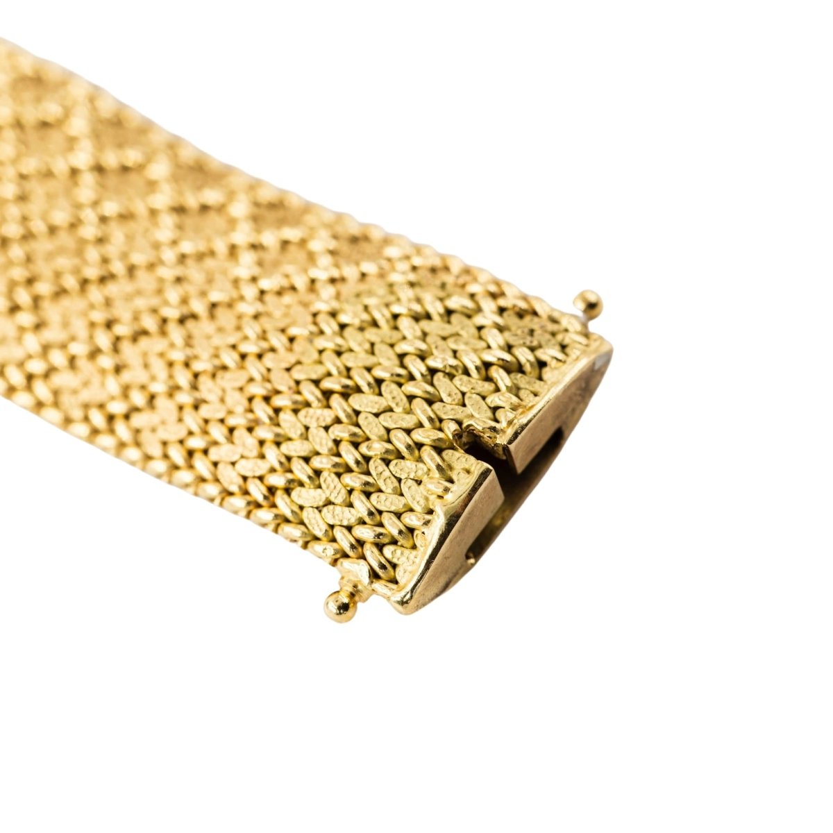 Bracelet Manchette en or jaune - Castafiore