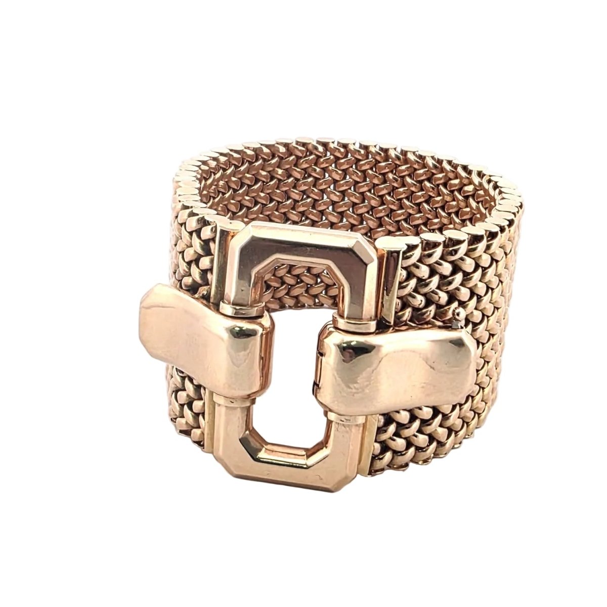 Bracelet Manchette en or jaune - Castafiore