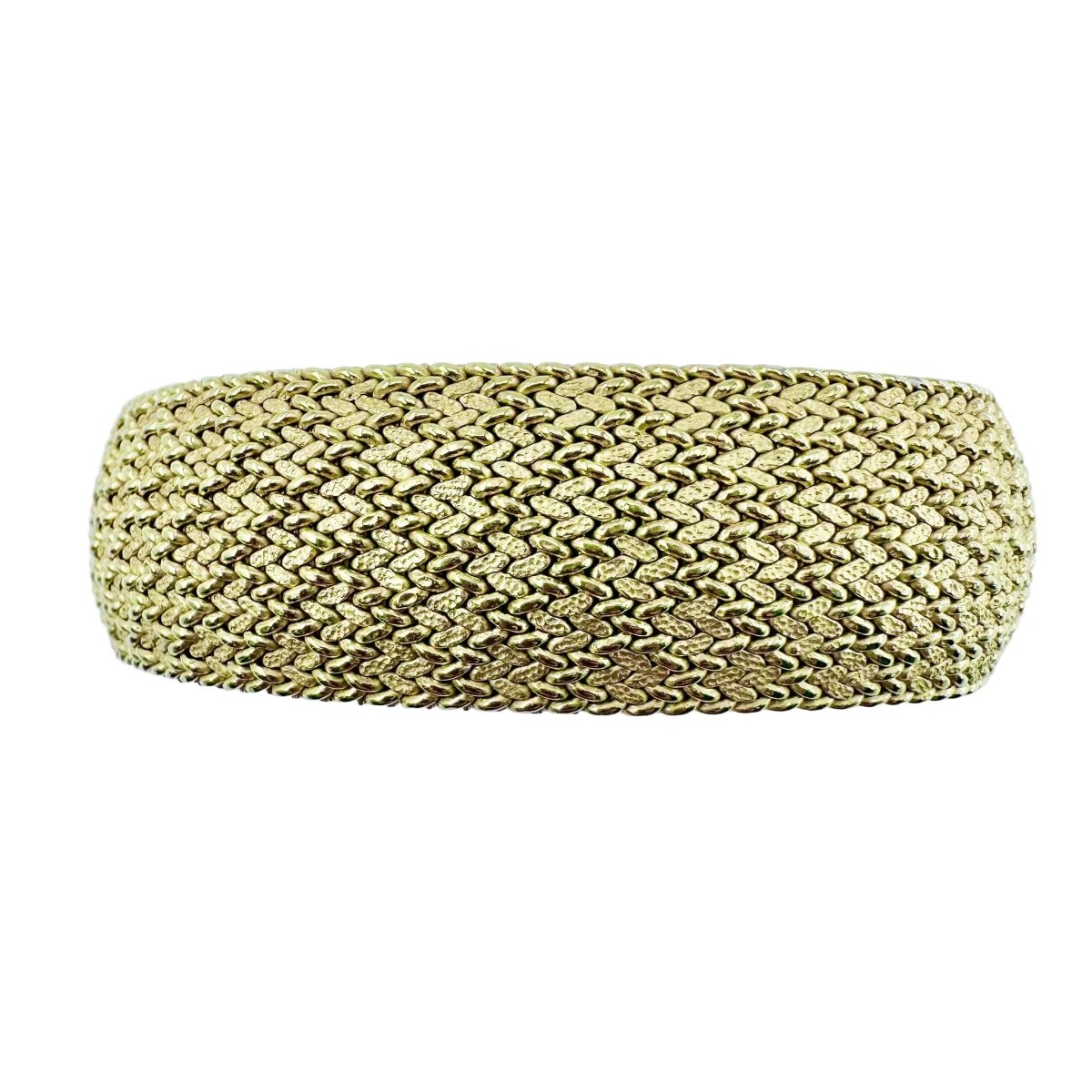 Bracelet Manchette en or jaune - Castafiore