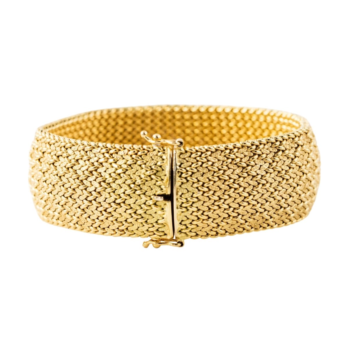 Bracelet Manchette en or jaune - Castafiore