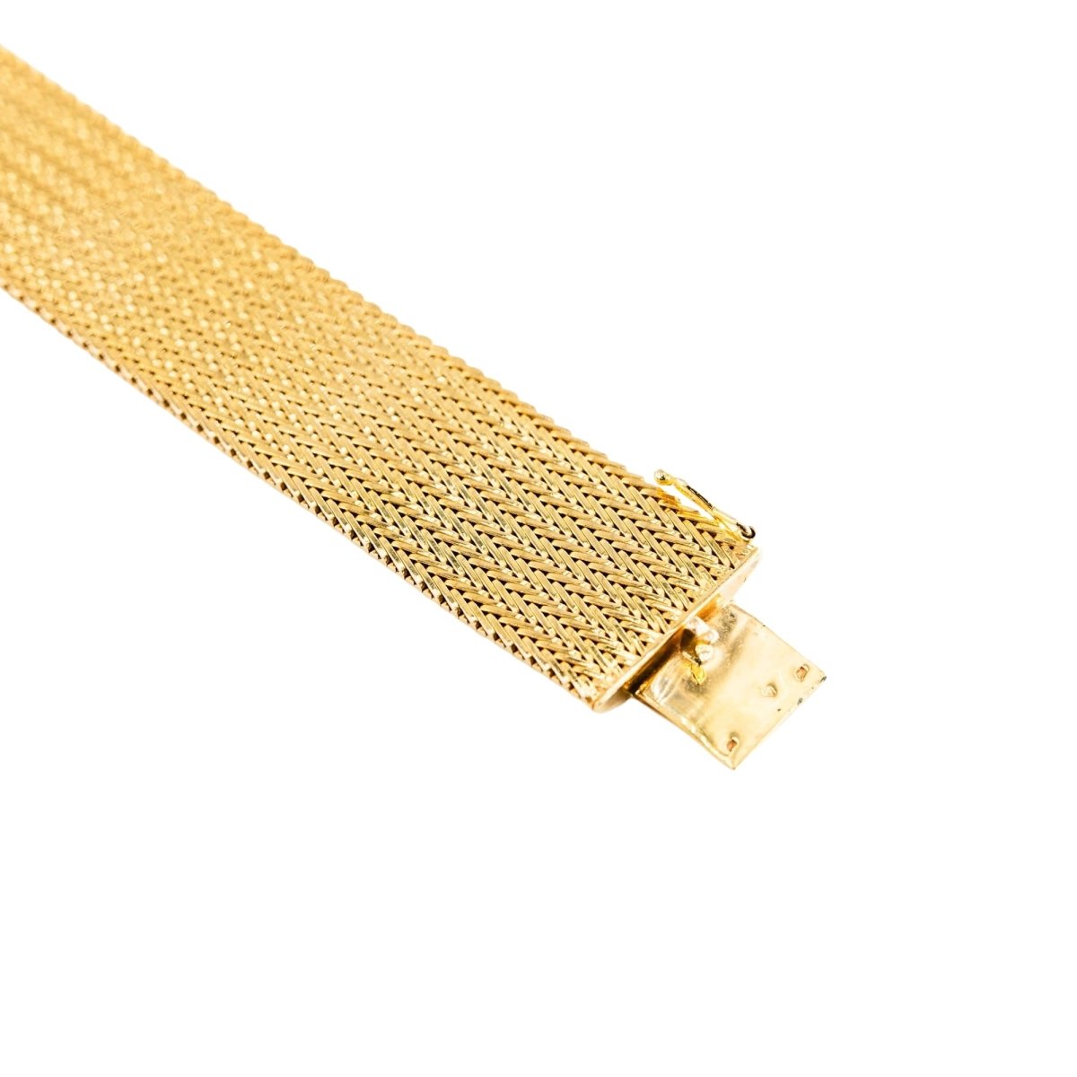 Bracelet Manchette en or jaune - Castafiore