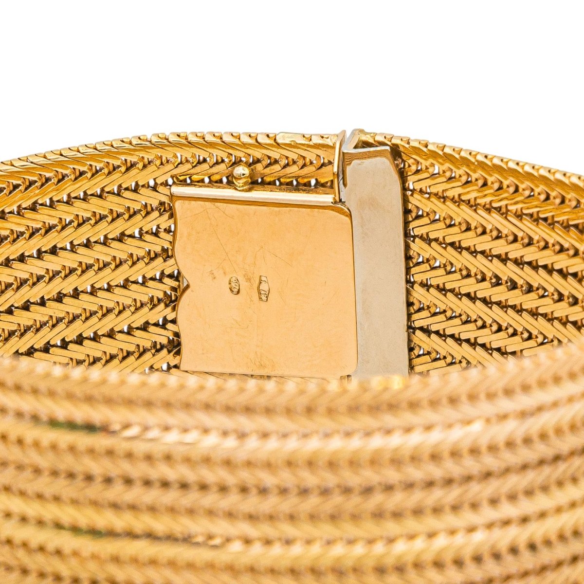 Bracelet Manchette en or jaune - Castafiore