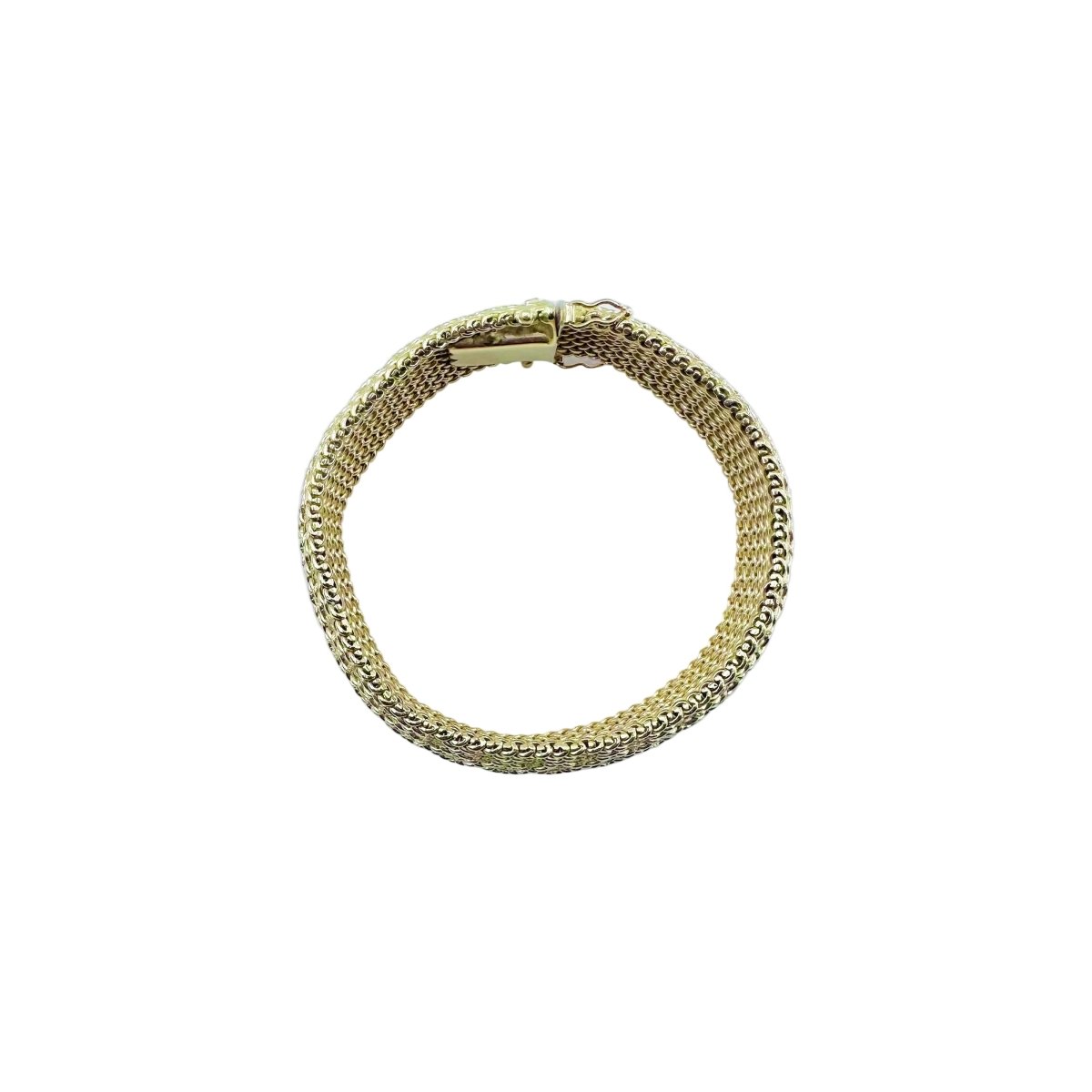 Bracelet Manchette en or jaune - Castafiore