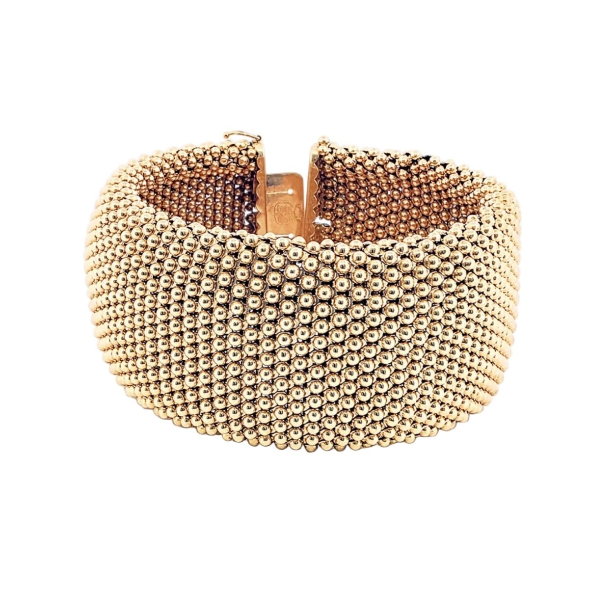 Bracelet Manchette en or jaune - Castafiore