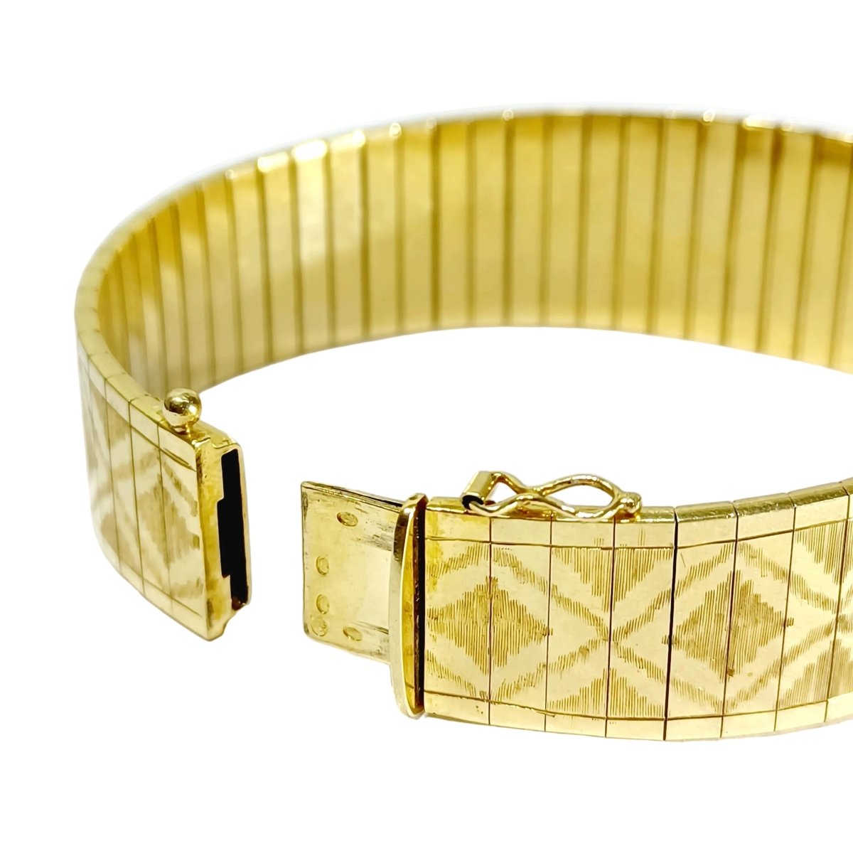 Bracelet Manchette en or jaune - Castafiore