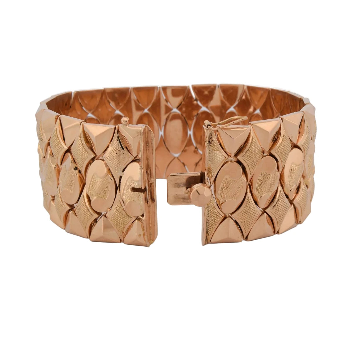 Bracelet Manchette en or jaune - Castafiore