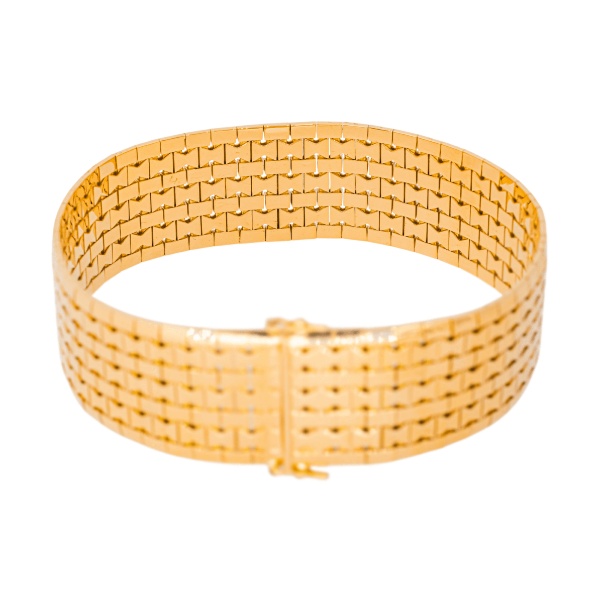 Bracelet Manchette en or jaune - Castafiore
