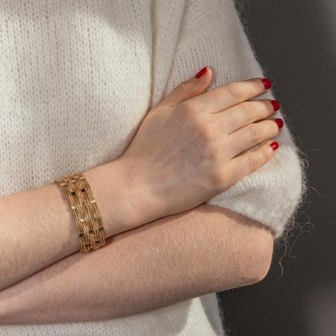 Bracelet Manchette en or jaune