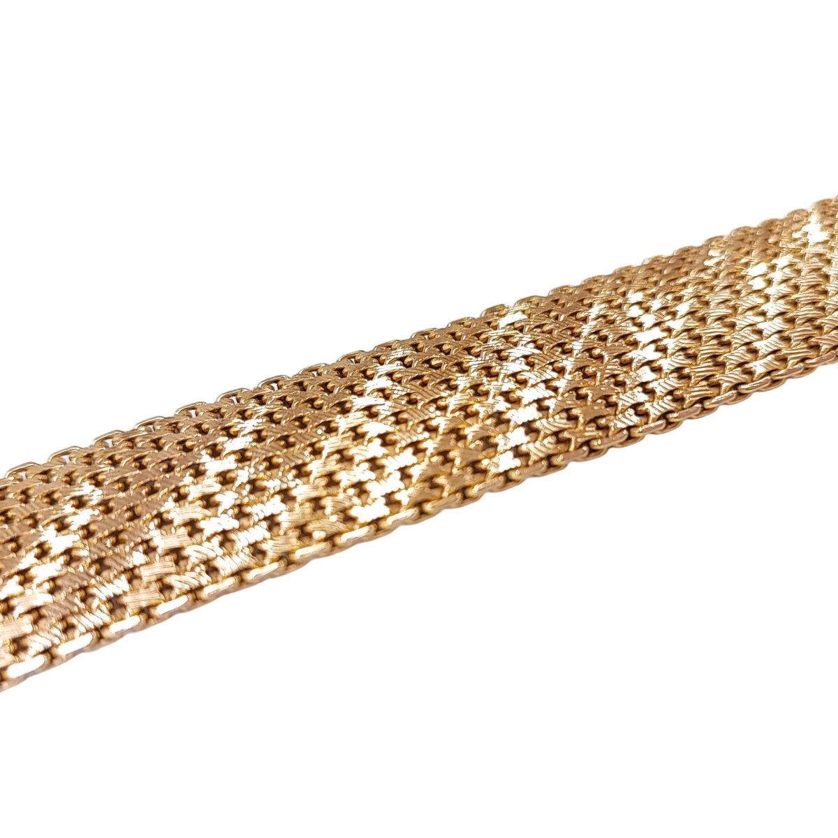 Bracelet Manchette en or jaune - Castafiore