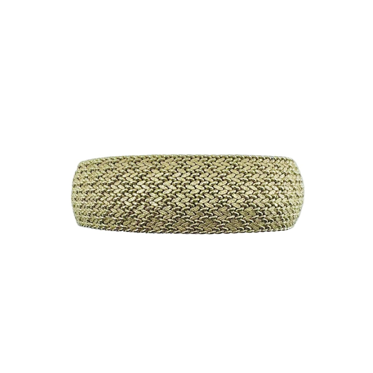 Bracelet Manchette en or jaune - Castafiore