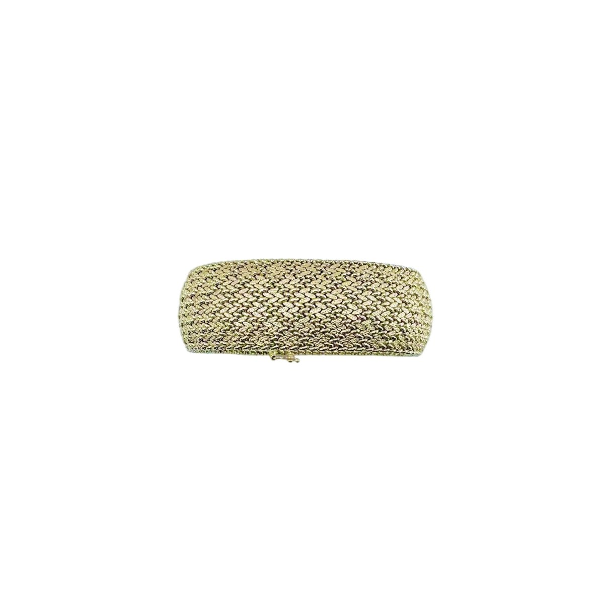Bracelet Manchette en or jaune - Castafiore