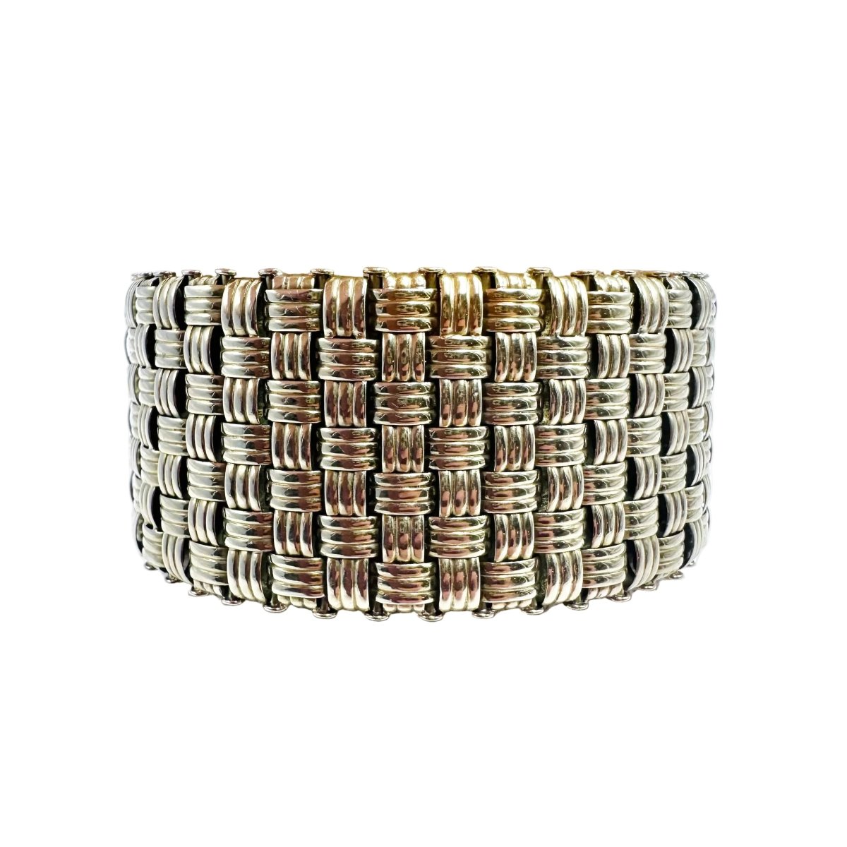 Bracelet Manchette en or jaune - Castafiore