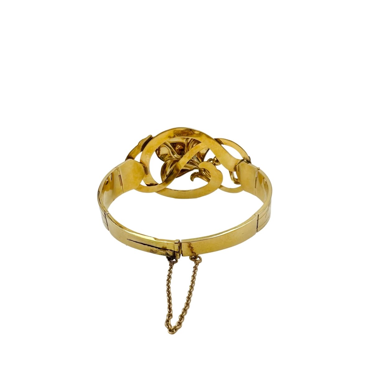 Bracelet Manchette en or jaune - Castafiore