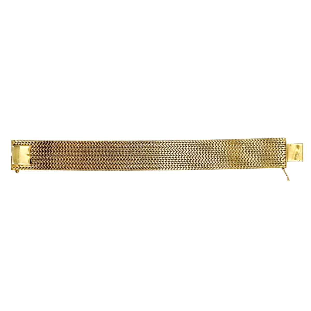 Bracelet Manchette en or jaune - Castafiore
