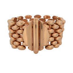 Bracelet Manchette en or jaune - Castafiore