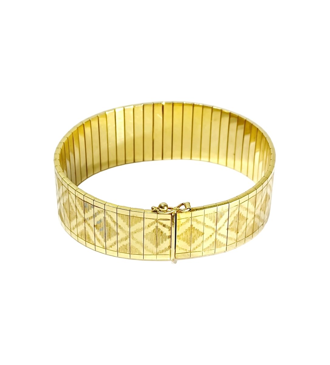 Bracelet Manchette en or jaune - Castafiore