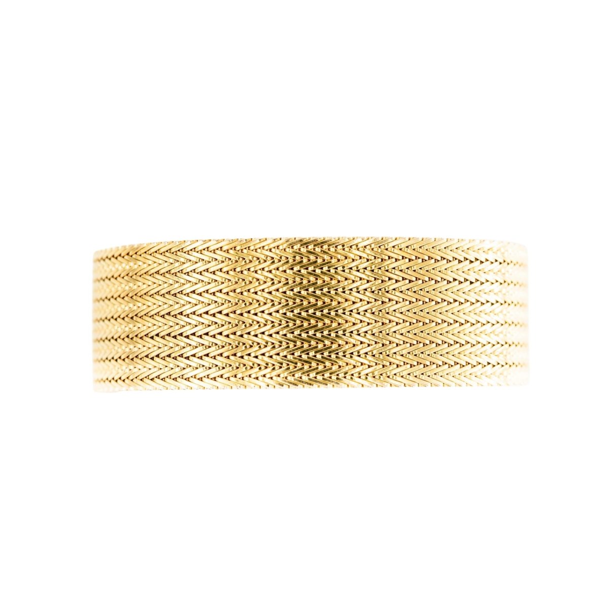 Bracelet Manchette en or jaune - Castafiore