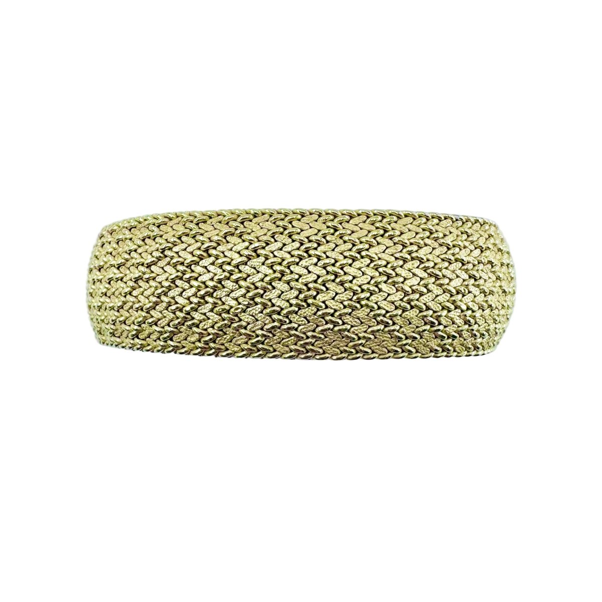 Bracelet Manchette en or jaune - Castafiore