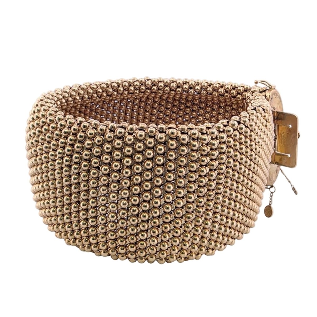 Bracelet Manchette en or jaune - Castafiore