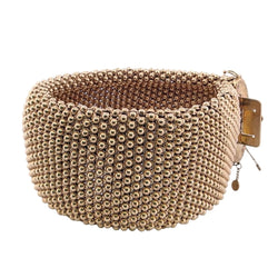 Bracelet Manchette en or jaune - Castafiore
