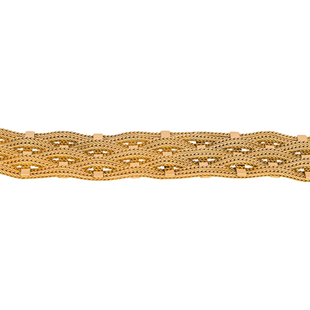 Bracelet Manchette en or jaune - Castafiore