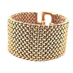 Bracelet Manchette en or jaune - Castafiore
