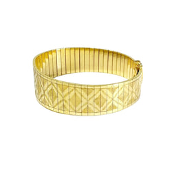 Bracelet Manchette en or jaune - Castafiore
